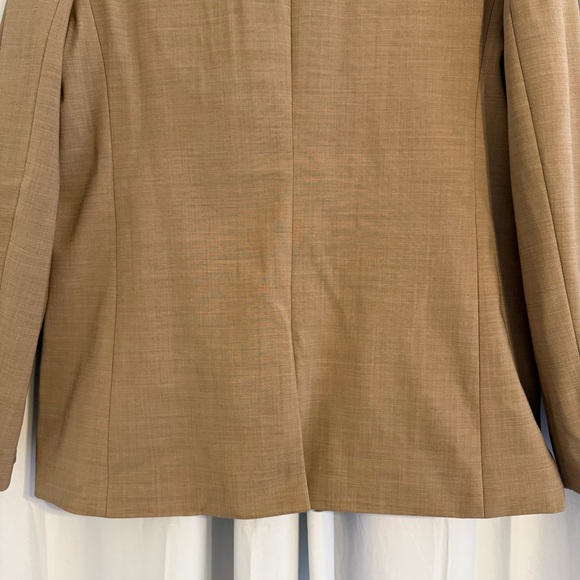 J.Crew Vivienne Italian Wool Blazer Tan Gold Button Women’s 12T Tall - Picture 13 of 16